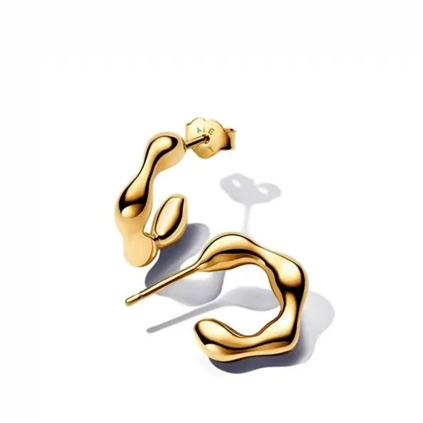 Wholesale Geometric Earrings Gold Silver Plated Stud Earrings Pearl Starfish Fashion Luxury Gift Elegant Romantic Simple Exquisite Zircon