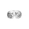 Wholesale TikTok Retro Sunflower Ring Men's Trendy Personalized Open Men's Angel Wings Single Ring Ring Jewelry