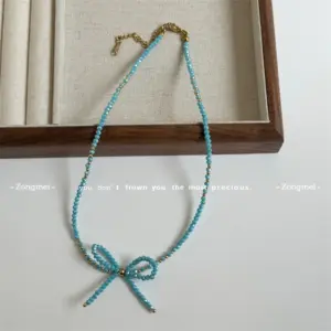 5# Beaded Crystal Necklace