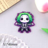 Wholesale New loose powder cross-border cartoon Halloween cute jewelry acrylic pins adorable DIY patch accessories