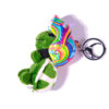 Wholesale Internet Celebrous TikTok Level 3 Helmet Wearing Turtle Keychain Pendant Cute Plush Turtle Luggage Doll Machine Gift