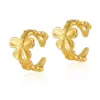 Wholesale 1 Pair Elegant Butterfly Plating Inlay Copper Zircon 18k Gold Plated Ear Cuffs