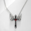 oly-b1f3db093b1c3d64fdc142949e3202fa Wholesale Angel Cross Necklace