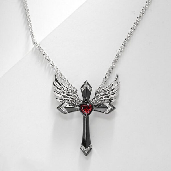 oly-b1f3db093b1c3d64fdc142949e3202fa Wholesale Angel Cross Necklace