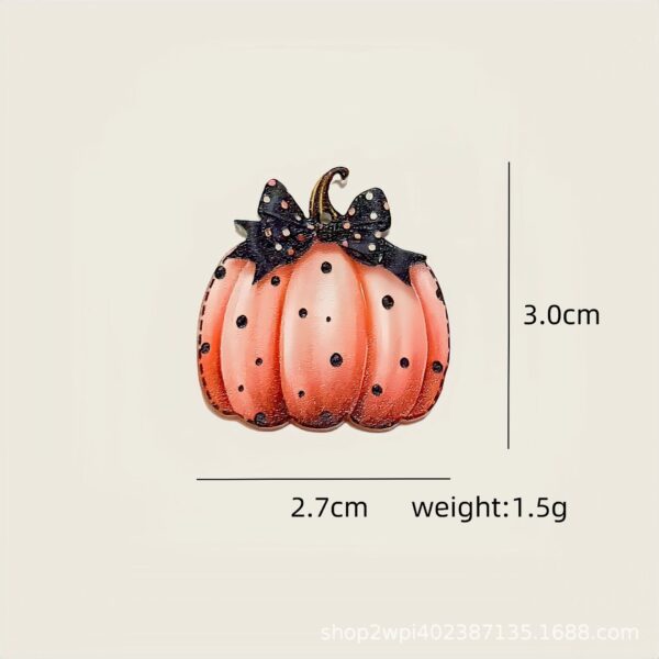oly-b204a3619d5c84768d84e4259ad541fc Wholesale Acrylic leopard print pumpkin accessories DIY crafts jewelry Acrylic Flatback