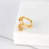 Wholesale 1 Piece Fashion U Shape Plating Copper Zircon Ear Cuffs