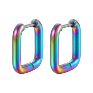 N Square Ear Clip Color One