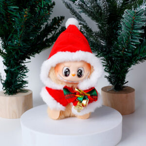 Rx298 christmas set [christmas red hat + red bell top two-piece set (doll not included)