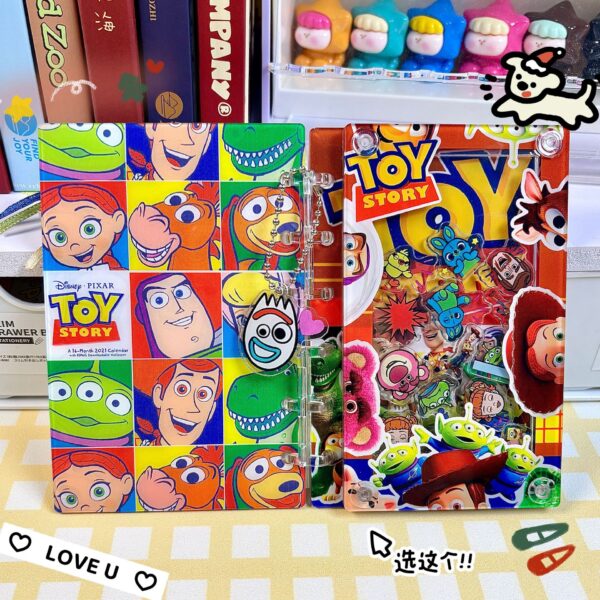 Wholesale [Toy Story] Original Cartoon A7 Loose-leaf Book Rocking Notebook Cute Girl's Heart High Value