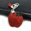 oly-b220b332e2ff878f0ae7ee46b13d594b Wholesale Diamond studded apple keychain