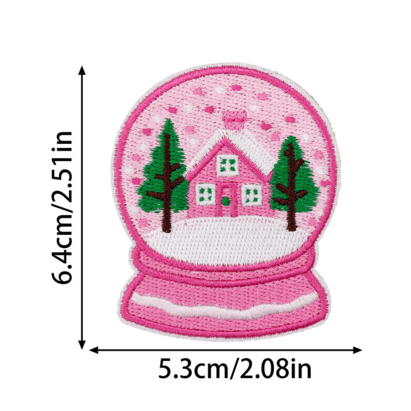 oly-b2266a7b4d343f000e60dd898df23cfe Wholesale Christmas Pink Penguin Snowman Patch
