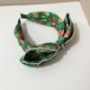 Wholesale Fabric knotted Santa Claus headband, floral, red striped, plaid, solid color, bow, wide border, 1 piece