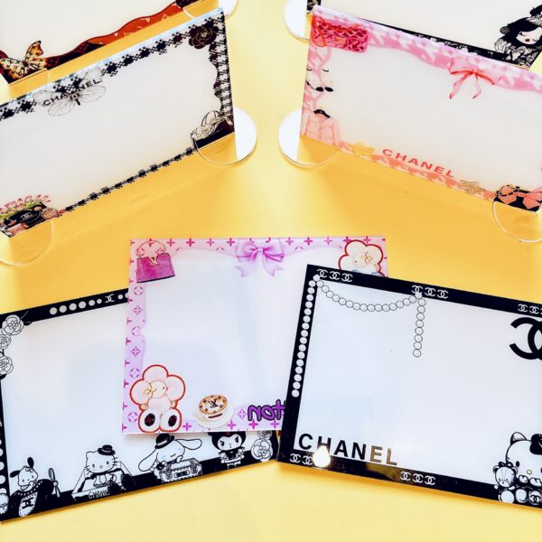 Wholesale New Acrylic Writing Board Message Board Big Brand Mixed Cross-Border Tk Us and Japan Popular Style Erasable 15cm