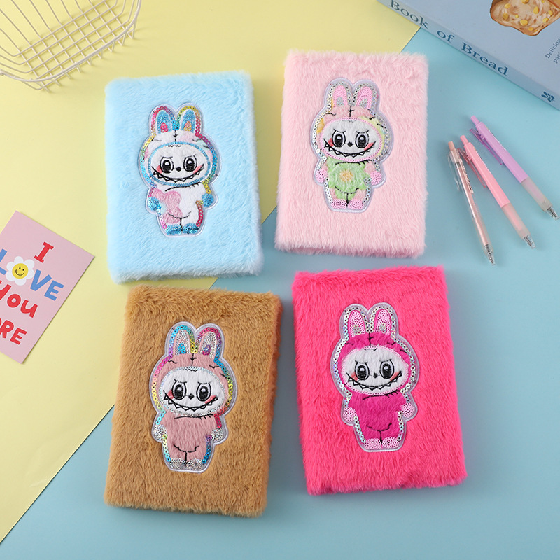 Wholesale Cartoon Kabu Stued Notebook Cute Candy Color Student Notebook