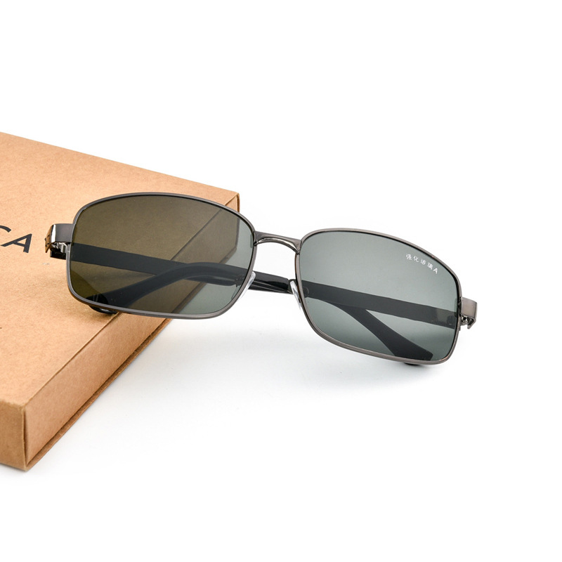 Wholesale Reinforced glass lens sunglasses HD not afraid of flat glasses sunglasses iver iving glasses 9838