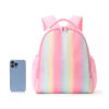 Wholesale Cross-Border New Children's Backpack Travel Lightweight Casual Backpack Backpack Primary School Student High-Looking Rainbow School Bag