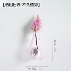 Refrigerator magnet transparent powder pot—small