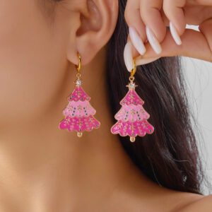 Christmas tree---earrings