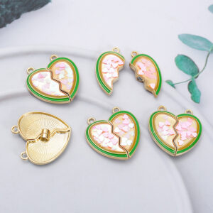 oly-b251a3e8a3f1dc4565bc37e181e366f0 Wholesale Heart Magnetic Necklace Cartoon Necklace Charms
