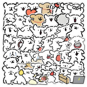 Wholesale 50 Adorable Cross-Border Puppy Doodle Stickers