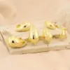 1 Pair Simple Style Water oplets Plating Inlay Copper Rhinestones Gold Plated Ear Studs