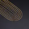 Wholesale PVD Coated 18K Gold Plated Geometric Titanium Steel Fashion Waterproof Non Tarnish Necklace