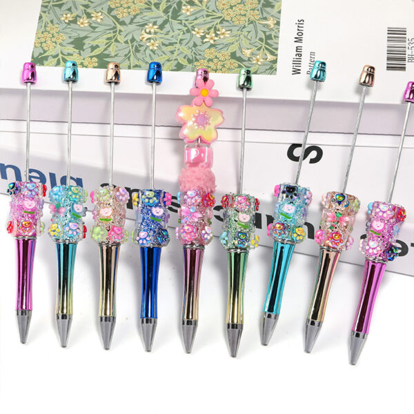 Wholesale Cartoon Cat Claw Gestapia Sugar Pen Dragonfly Tulip Beadable Pen