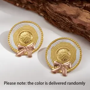 D 30*32mm / Needle Thickness: 0.8mm / 1 Pair/pack, Color Order Random