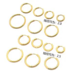Gold / 14mm (wire Diameter 2.0)