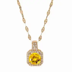 Golden Lip Chain Yellow