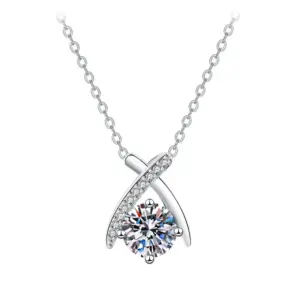 Txl287 [Single Pendant Not Necklace]] / Silver Plated