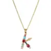 Wholesale Letter Word Copper Fashion Necklace