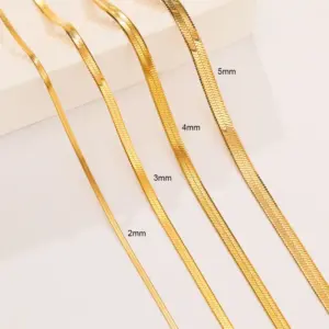 3mm Blade Snake Bones Chain