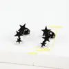 Ion Plating (IP) 18K Gold Real Gold Plated Star 304 Stainless Steel Cute Sweet Waterproof Non Tarnish Small Stud Earrings Ear Studs