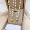 Wholesale Electroplating Golden Plated Heart Shape Titanium Steel Cute Classic Style Titanium Steel Pendant Necklace