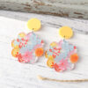 oly-b2a0e35e456abb8c09b856bb5c758a42 Wholesale Spring and summer flower leaf pendant earrings acrylic earrings