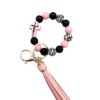 Wholesale Cross Silicone Beaded Keychain