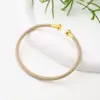 Wholesale Nylon Copper 18K Gold Plated Handmade Plating Multicolor Simple Solid Color Adjustable Bracelet