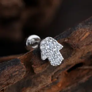 3353 Silver / Ear Studs