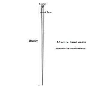 Straight Rod Internal Thread 1.2*1.6