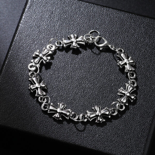 Wholesale Dark Gothic Cross Alloy Bracelet