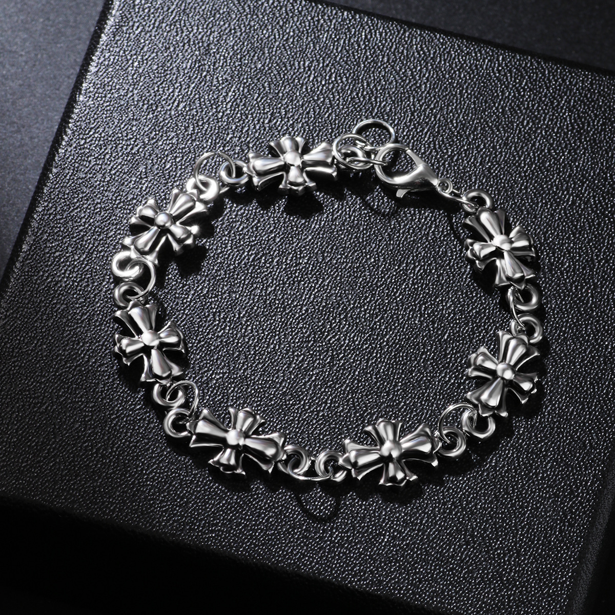 Wholesale Dark Gothic Cross Alloy Bracelet