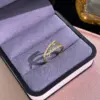 Wholesale Jewelry Elegant Classic Style Pearl Butterfly Nail Copper Zircon 18K Gold Plated K Gold Plated Inlay Open Rings