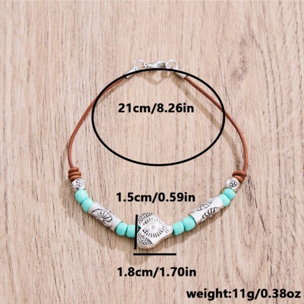 oly-b2bdcb92ce885104cf6a0de1f22eaa6f Wholesale Heart Turquoise Beaded Bracelet