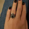 Wholesale Retro Star Zircon Alloy Wholesale Rings