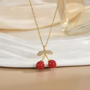 Fashion Cherry Necklace 1