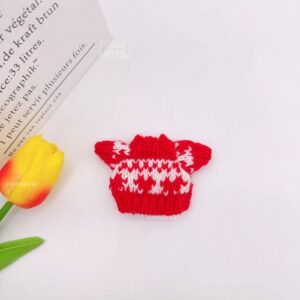 Rx130 sweater-red plover pattern