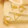 Wholesale Jewelry Simple Style Classic Style Solid Color 304 Stainless Steel Plating Rings