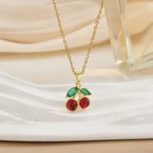 Fashion Cherry Necklace 16