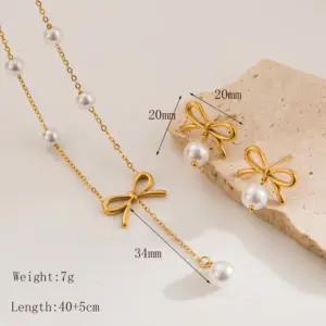 Pearl Bow Set
